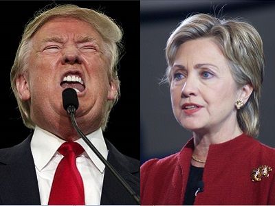 Д. Трамп и Х. Клинтон. Фото: kommersant.ru и novostimira.com.ua Д. Трамп и Х. Клинтон. Фото: kommersant.ru и novostimira.com.ua