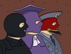 Суд по-путински. Карикатура С.Елкина: svoboda.org Суд по-путински. Карикатура С.Елкина: svoboda.org