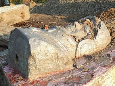 Разрушенный памятник Гагарину Фото: instagram.com/glubinka_rossii Разрушенный памятник Гагарину Фото: instagram.com/glubinka_rossii